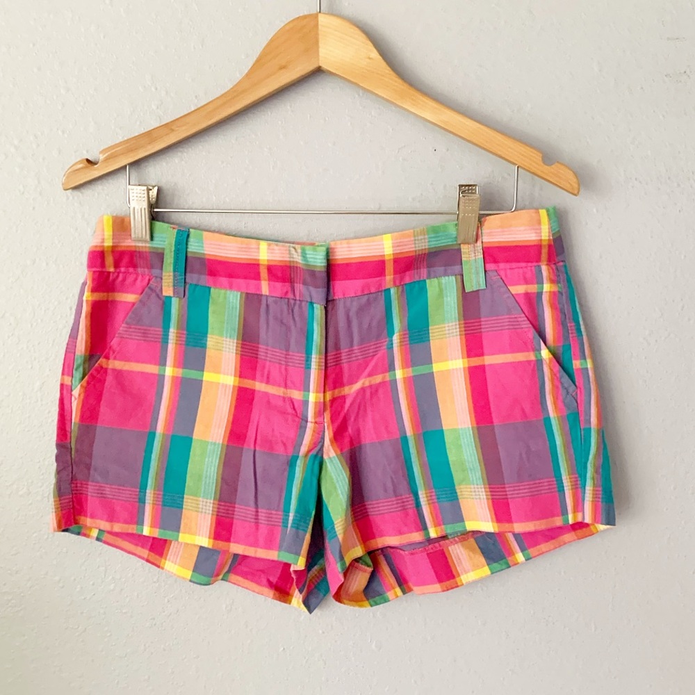 J. Crew Factory Madras Plaid Women’s Shorts